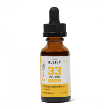 Serious Relief 33mg Dropper + Turmeric
